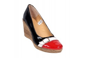 Pantofi dama piele naturala cu platforme de 7 cm PTEARAN3